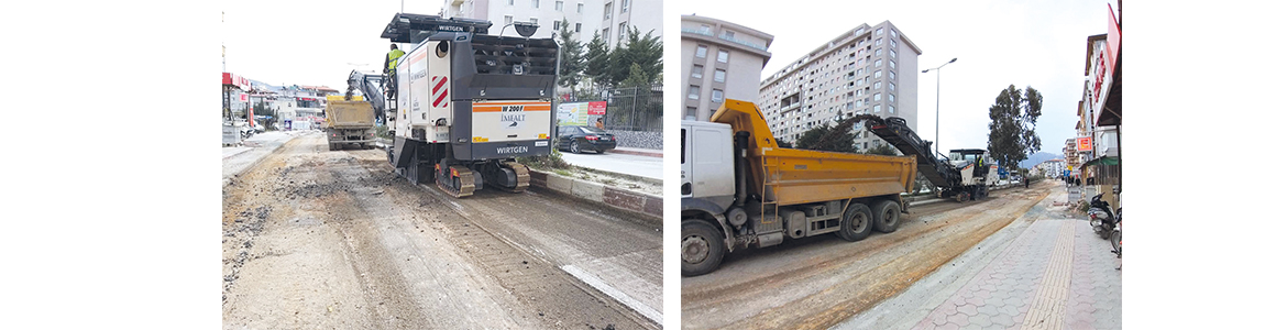 İnönü Bulvarına Beton Asfalt