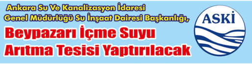 &nbsp;&nbsp;&nbsp;&nbsp;&nbsp; Ankara Su Ve Kanalizasyon İdaresi Genel Müdürlüğü Su İnşaat