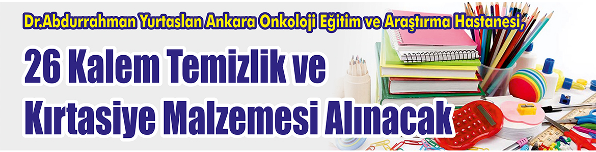       Dr.Abdurrahman Yurtaslan Ankara Onkoloji Eğitim ve Araştırma Hastanesi, 26