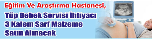   3 Kalem Sarf Malzeme Satın Alınacak     İstanbul Eğitim Ve