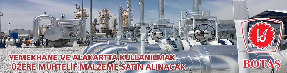&nbsp;&nbsp;&nbsp;&nbsp;&nbsp; Boru Hatları İle Petrol Taşıma A.Ş (Botaş) Doğal Gaz