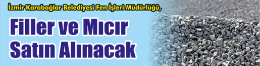 &nbsp;&nbsp;&nbsp;&nbsp;&nbsp; İzmir Karabağlar Belediyesi Fen İşleri Müdürlüğü, Filler ve mıcır