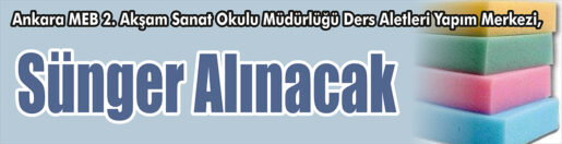 &nbsp;&nbsp;&nbsp;&nbsp;&nbsp; Ankara MEB 2. Akşam Sanat Okulu Müdürlüğü Ders Aletleri