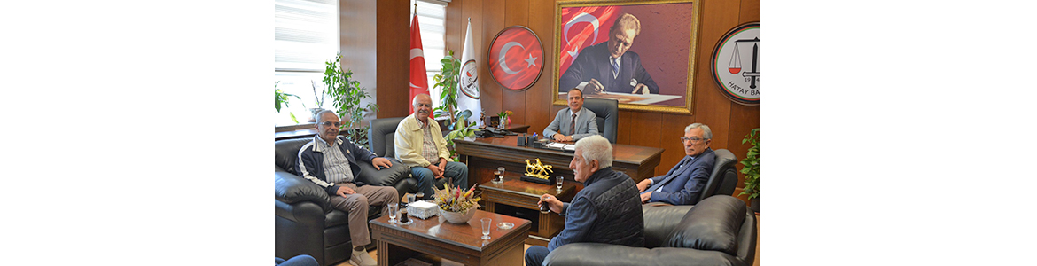 Bir dönem Hatay Valiliği yapan Abdulkadir Sarı, Hatay’da. Aslen Osmaniyeli