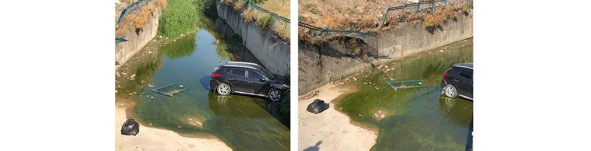 Ölü yok, sürücü hafif yaralı… Dün, Antakya’nın içinden gecen Atınçay