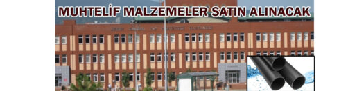 &nbsp;&nbsp;&nbsp;&nbsp;&nbsp; İzzet Baysal Eğitim Ve Araştırma Hastanesi, Muhtelif malzemeler satın