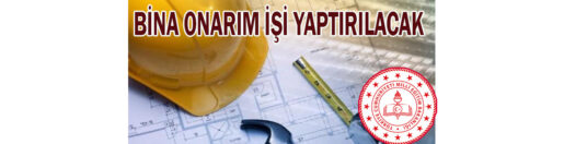 &nbsp;&nbsp;&nbsp;&nbsp;&nbsp; Mersin İl Milli Eğitim Müdürlüğü, Bina onarım işi yaptıracak.