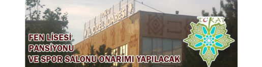 &nbsp;&nbsp;&nbsp;&nbsp;&nbsp; Tokat Özel İdaresi Destek Hizmetleri Müdürlüğü, Fen lisesi pansiyonu