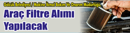 &nbsp;&nbsp;&nbsp;&nbsp;&nbsp; Gölcük Belediyesi / Makine İkmal Bakım Ve Onarım Müdürlüğü,