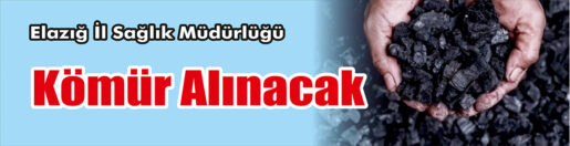     Elazığ İl Sağlık Müdürlüğü, Kömür alacak. &nbsp;&nbsp;&nbsp;&nbsp;&nbsp; Edinilen bilgilere