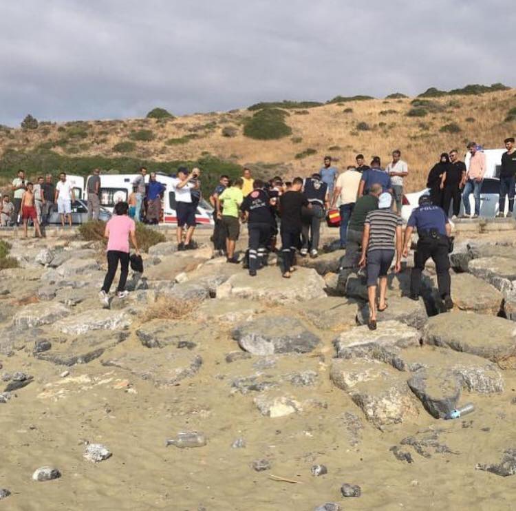 Arsuz’da dalgakırandan düşerek boğulma