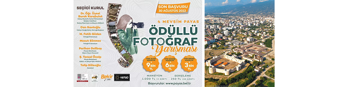 Payas Belediyesinden Ödüllü Fotoğraf