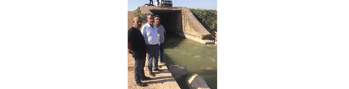 Terzihöyük, Suluköy… Asi Sulama Kooperatifi Birliği Başkanı Hüseyin Şahbaz, dün