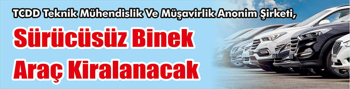 &nbsp;&nbsp;&nbsp;&nbsp;&nbsp; TCDD Teknik Mühendislik Ve Müşavirlik Anonim Şirketi, Sürücüsüz binek