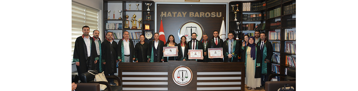 Hatay Barosu’nda, hafta içinde,