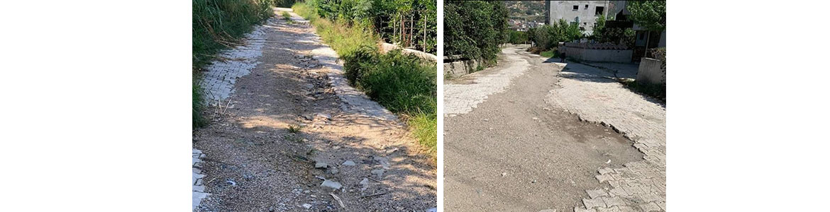 Samandağ’da yol asfaltlamada ihmalin