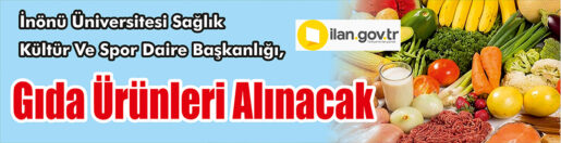 &nbsp;&nbsp;&nbsp;&nbsp;&nbsp; İnönü Üniversitesi Sağlık Kültür Ve Spor Daire Başkanlığı, Gıda