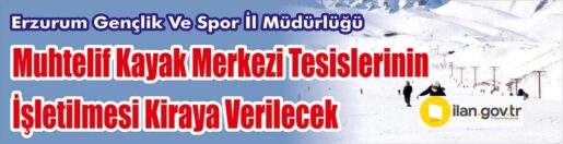 &nbsp;&nbsp;&nbsp;&nbsp;&nbsp; Erzurum Gençlik Ve Spor İl Müdürlüğü, Muhtelif kayak merkezi