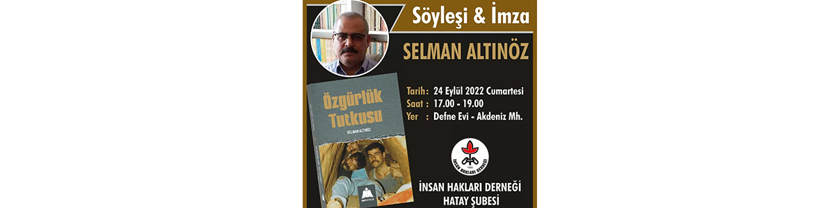 İHD Yöneticisi Selman Altınöz’den