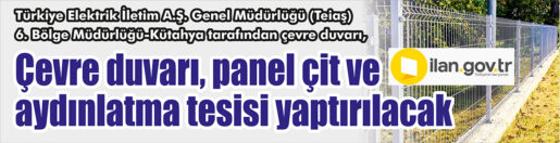 Türkiye Elektrik İletim A.Ş. Genel Müdürlüğü (Teiaş) 6. Bölge Müdürlüğü-Kütahya