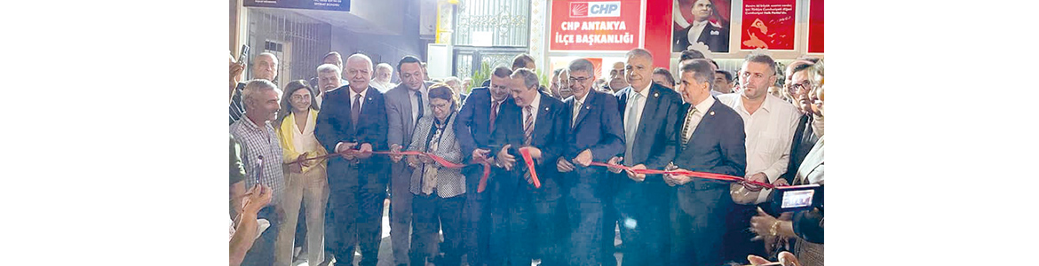 Antakya’da CHP İlçe Teşkilatı,