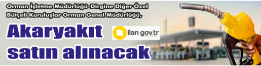 Orman İşletme Müdürlüğü-Dirgine Diğer Özel Bütçeli Kuruluşlar Orman Genel Müdürlüğü,