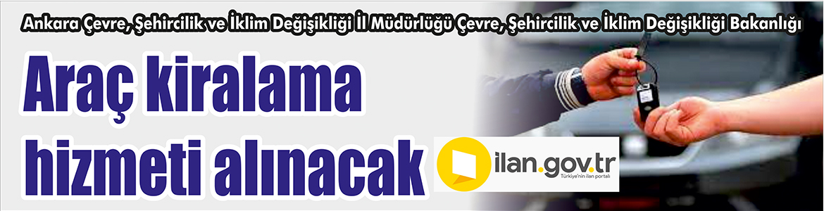 Ankara Çevre, Şehircilik ve İklim Değişikliği İl Müdürlüğü Çevre, Şehircilik