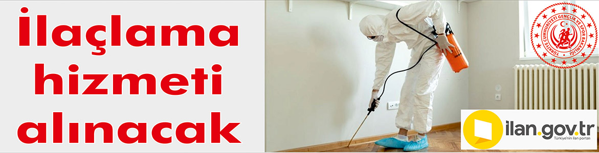 Çanakkale Gençlik ve Spor İl Müdürlüğü tarafından ilaçlama hizmeti alınacak.