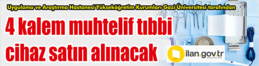 Uygulama ve Araştırma Hastanesi Yükseköğretim Kurumları Gazi Üniversitesi tarafından 4