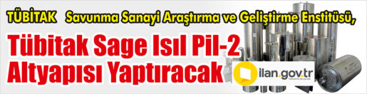 &nbsp;&nbsp;&nbsp;&nbsp;&nbsp; TÜBİTAK&nbsp; Savunma Sanayi Araştırma ve Geliştirme Enstitüsü, sage ısıl