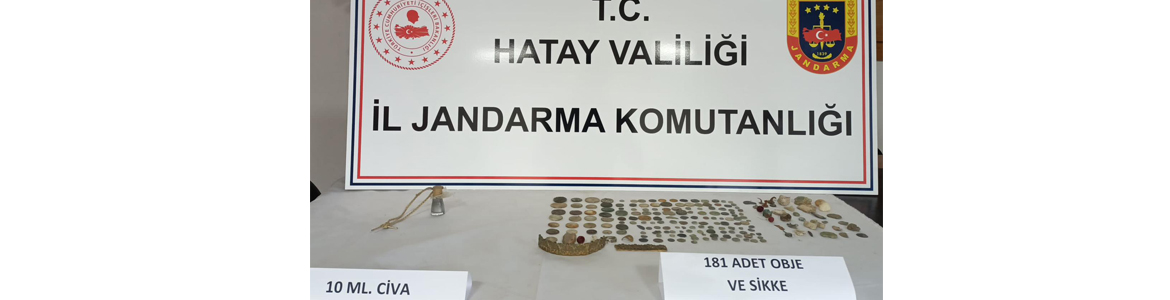 Hatay Jandarması’na bağlı ekipler,