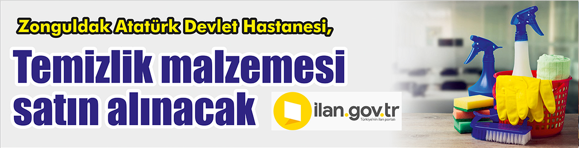 Temizlik malzemesi satın alınacak Zonguldak Atatürk Devlet Hastanesi, temizlik malzemesi satın alacak. Bu konuda