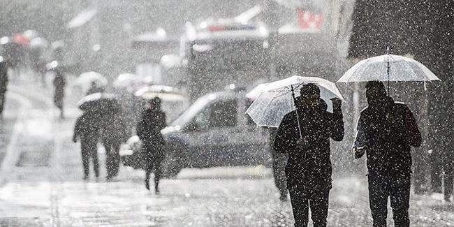 Yağış geliyor Meteoroloji Genel