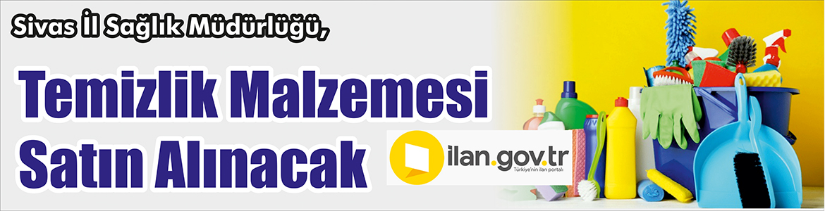&nbsp;&nbsp;&nbsp;&nbsp;&nbsp; Sivas İl Sağlık Müdürlüğü, Temizlik malzemesi satın alacak. &nbsp;&nbsp;&nbsp;&nbsp;&nbsp;