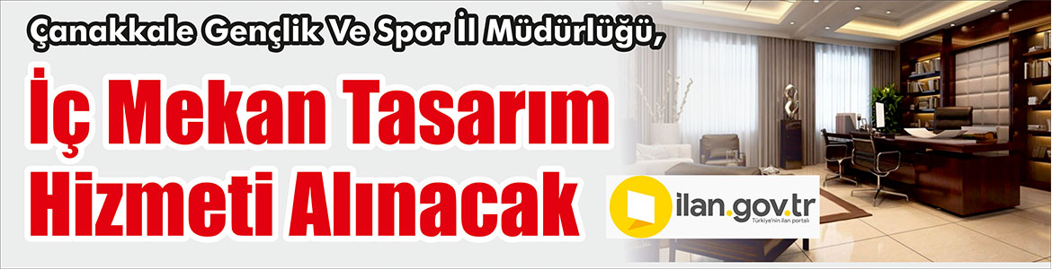 &nbsp;&nbsp;&nbsp;&nbsp;&nbsp; Çanakkale Gençlik Ve Spor İl Müdürlüğü, İç mekan tasarım