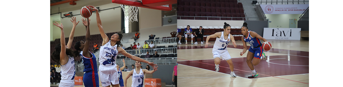 Hatay BŞB Spor Kadın Basketbol Takımı, yılın son maçında dün