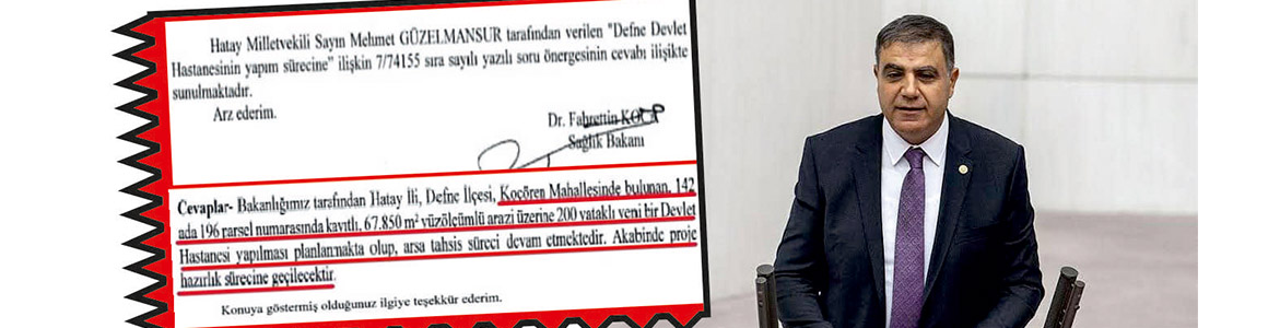 Defne ilçesine yaptırılacak devlet