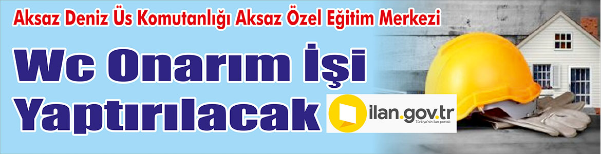 &nbsp;&nbsp;&nbsp;&nbsp;&nbsp; Aksaz Deniz Üs Komutanlığı Aksaz Özel Eğitim Merkezi, Wc