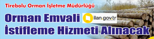      Tirebolu Orman İşletme Müdürlüğü, Orman emvali istifleme hizmeti alacak.
