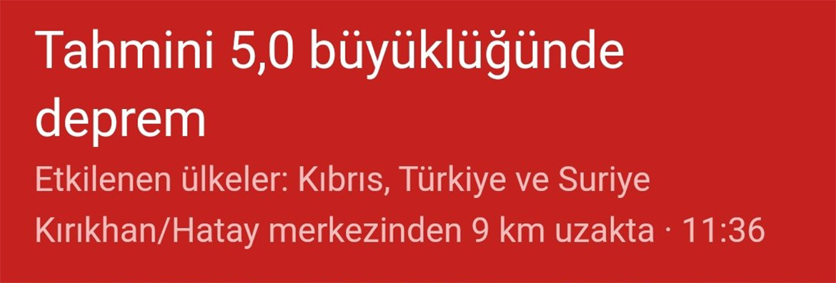 Artçı Şoklar Devam Ediyor