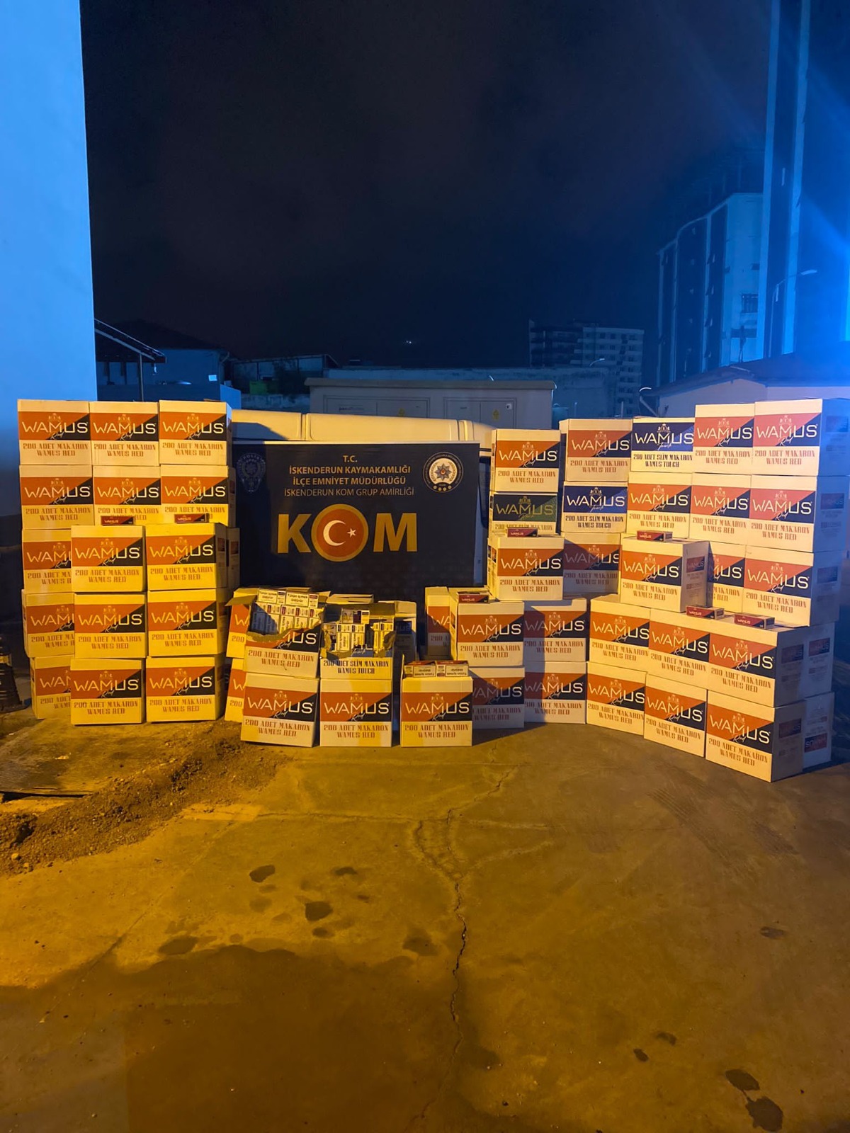 Hatay Emniyet Müdürlüğü görevlilerince kaçakçılık olaylarını önlemeye yönelik yapılan çalışmalar