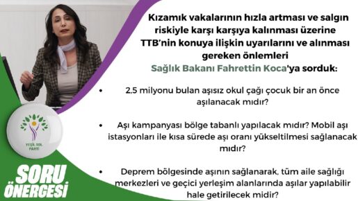 Tülay Hatimoğulları Bakan Koca’ya Sordu