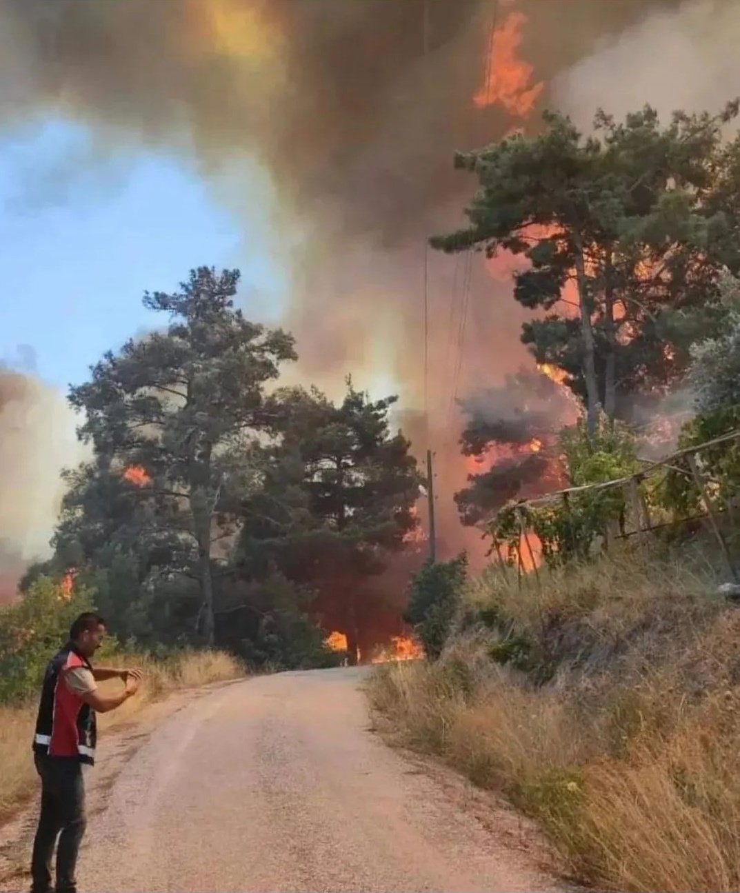 Hatay’ın Belen ilçesinde çıkan