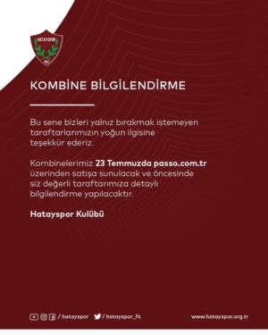 Kombine Bilet 23 Temmuz’da