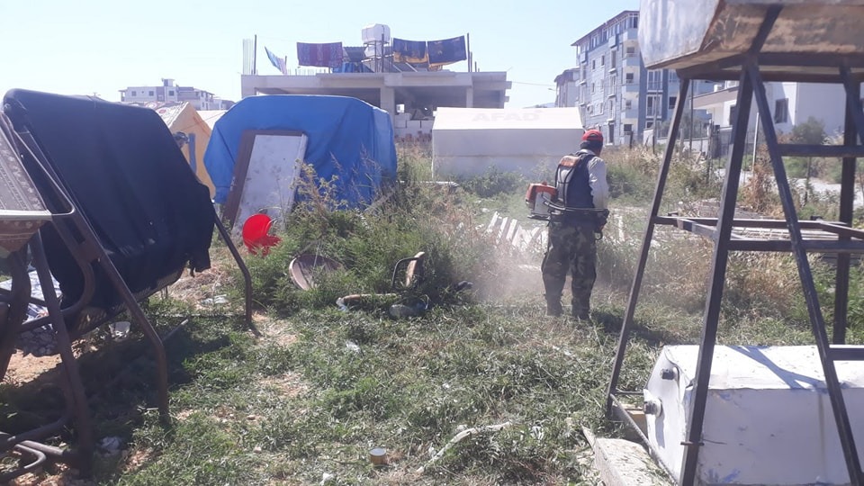 Antakya Belediyesi ekipleri, hafta