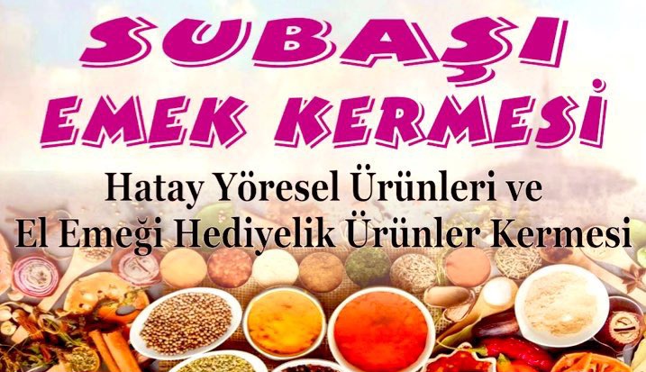 Hatay’ın yöresel ürünleri yanı