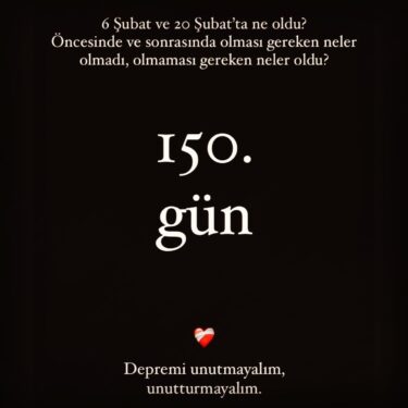 Depremde 150. Gün Geride Kaldı