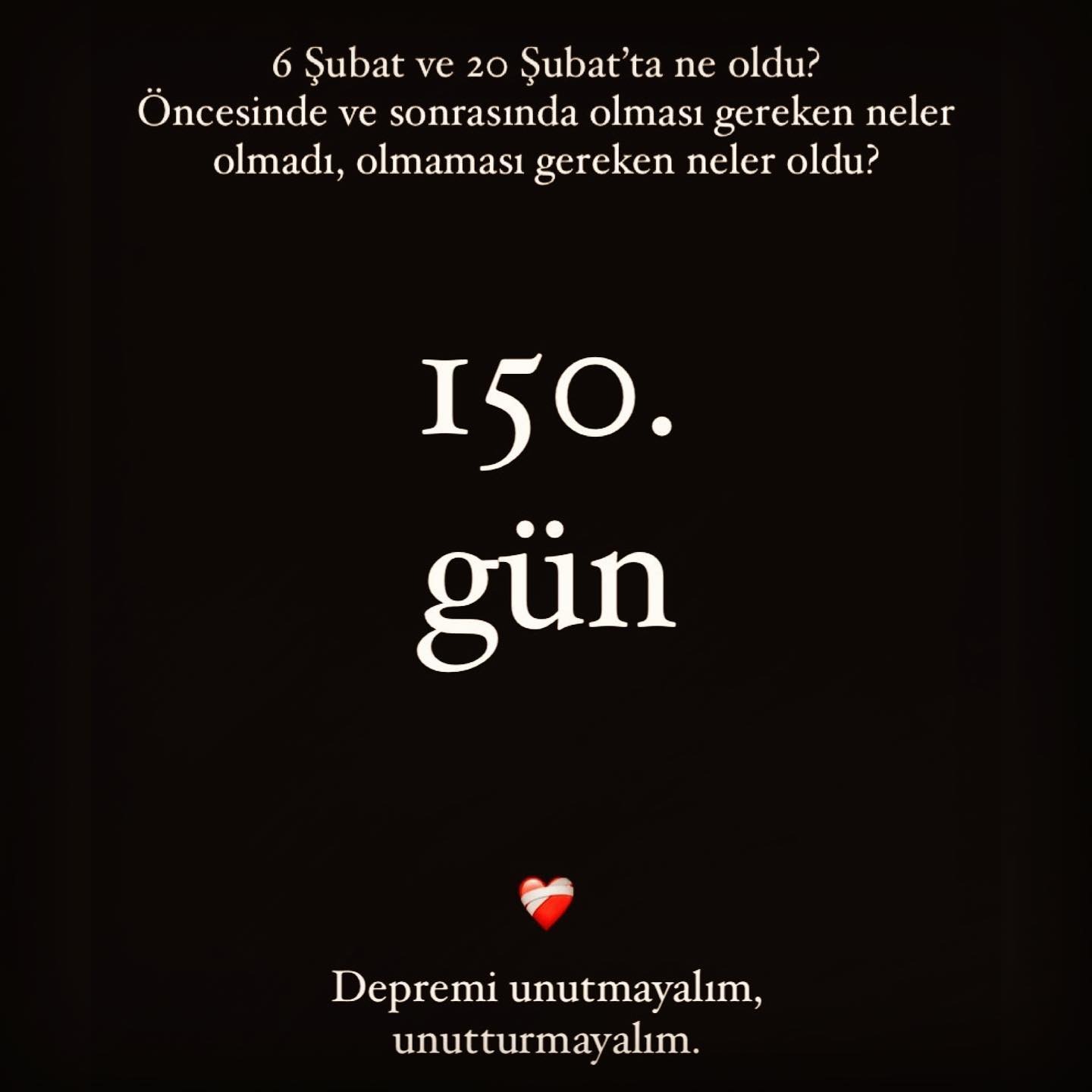 6 Şubat depreminden sonra