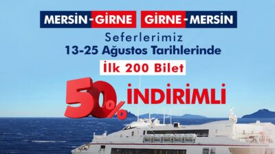 Hatay Büyükşehir Belediyesi Deniz Otobüsleri İşletmesi Mersin Şehir Merkezindeki Limandan