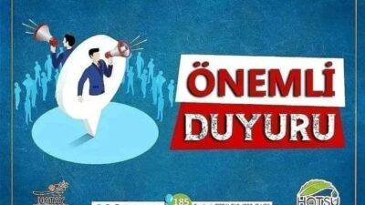 Hatay BŞB’ye bağlı HATSU, ilimizde bazı yerleşim birimlerindeki su kesintinin,